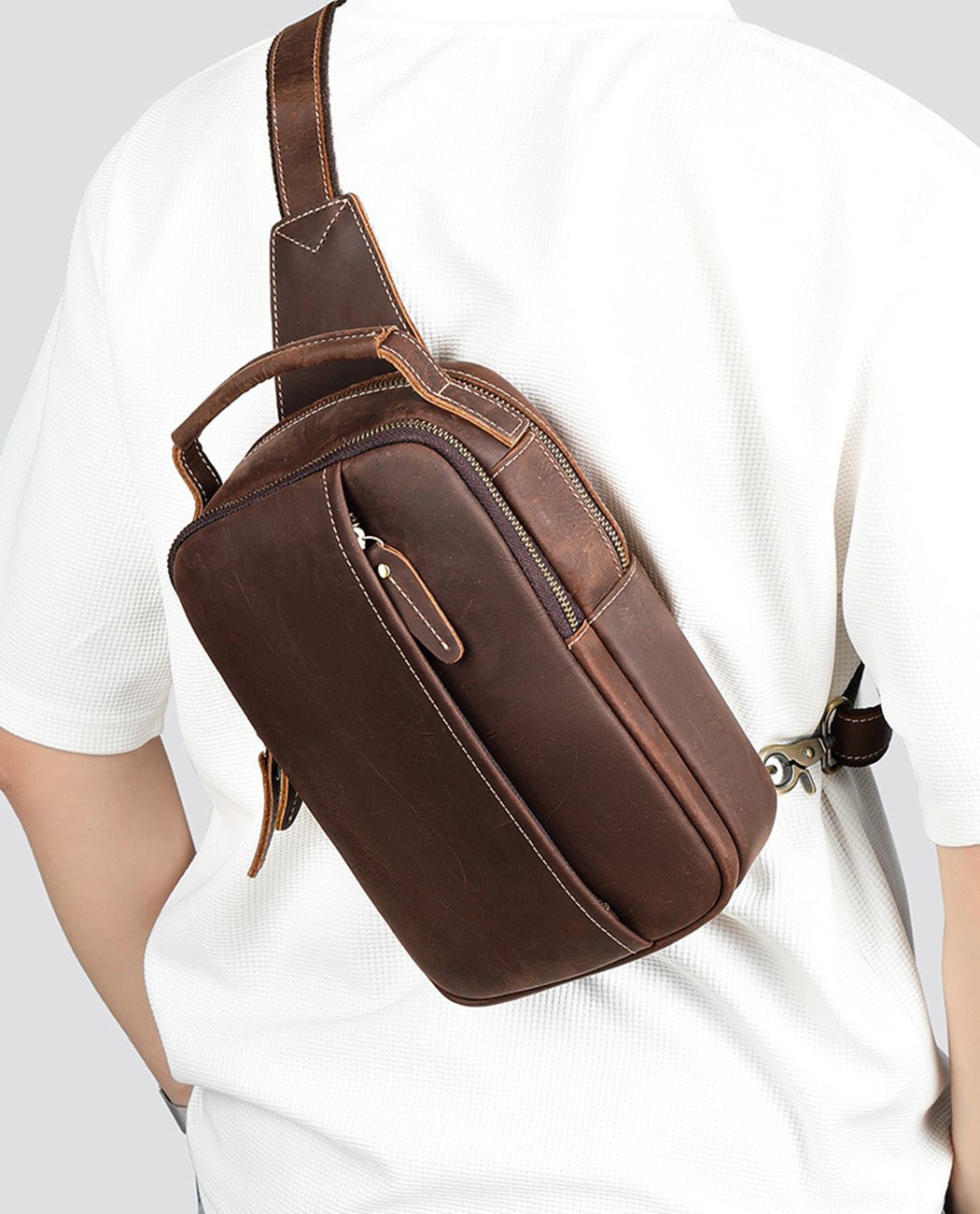 Chic Crossbody Bag -Bags- BAGHUGS-LETT-9512-Brass Color
