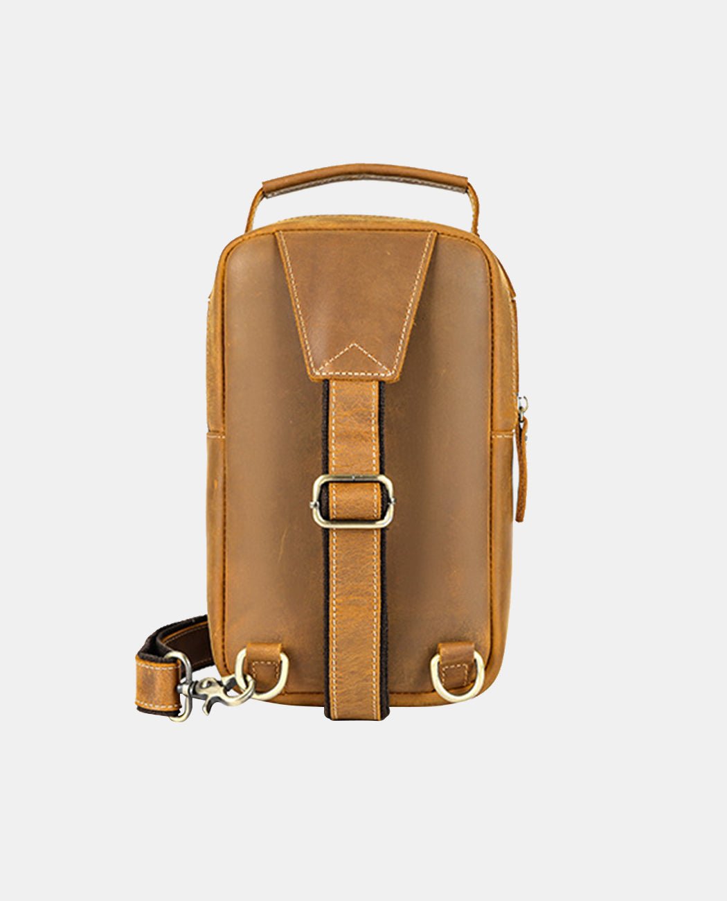 Chic Crossbody Bag -Bags- BAGHUGS-LETT-9511-Dark Brown