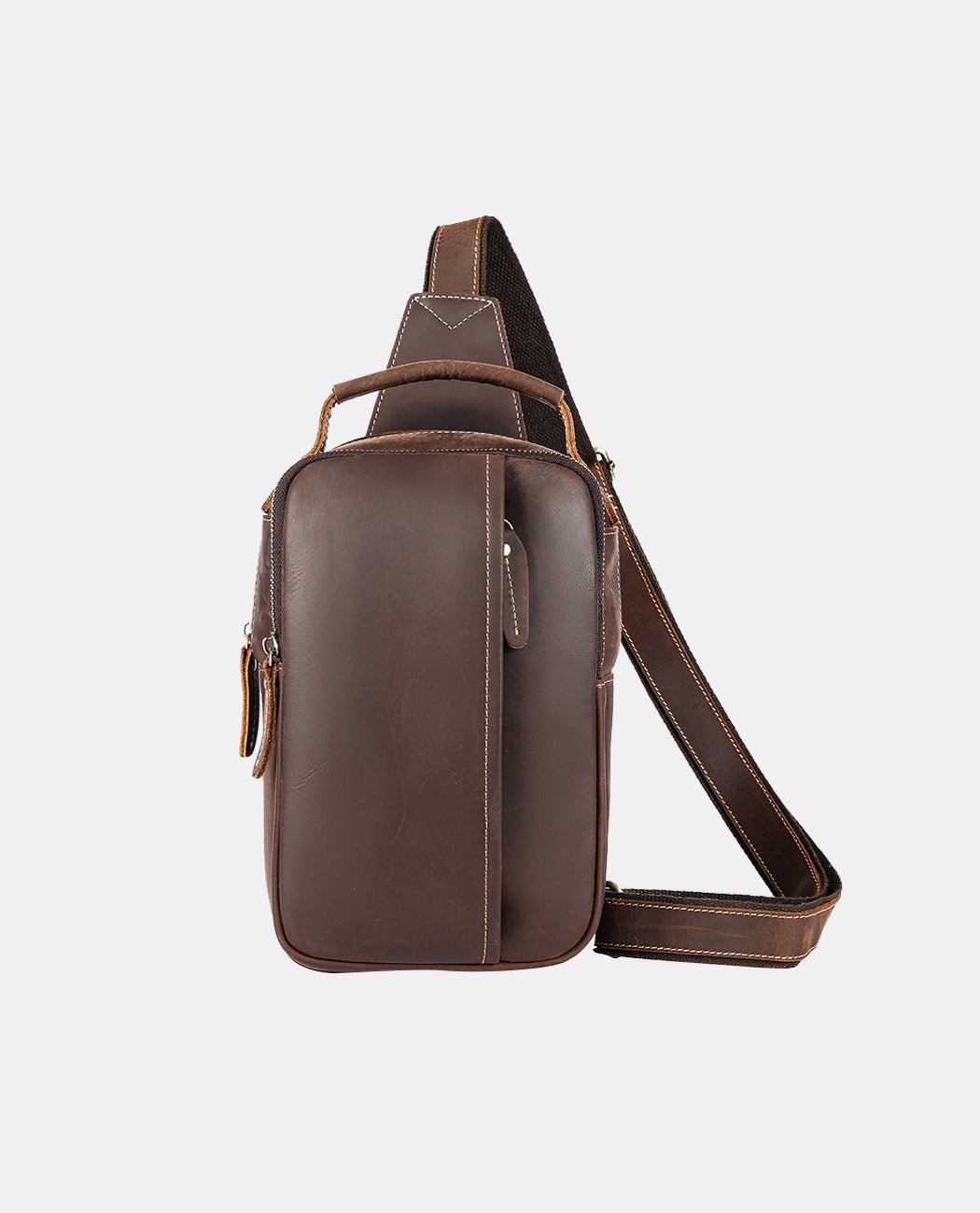 Chic Crossbody Bag -Bags- BAGHUGS-LETT-9511-Dark Brown