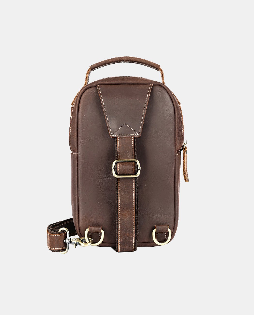 Chic Crossbody Bag -Bags- BAGHUGS-LETT-9511-Dark Brown