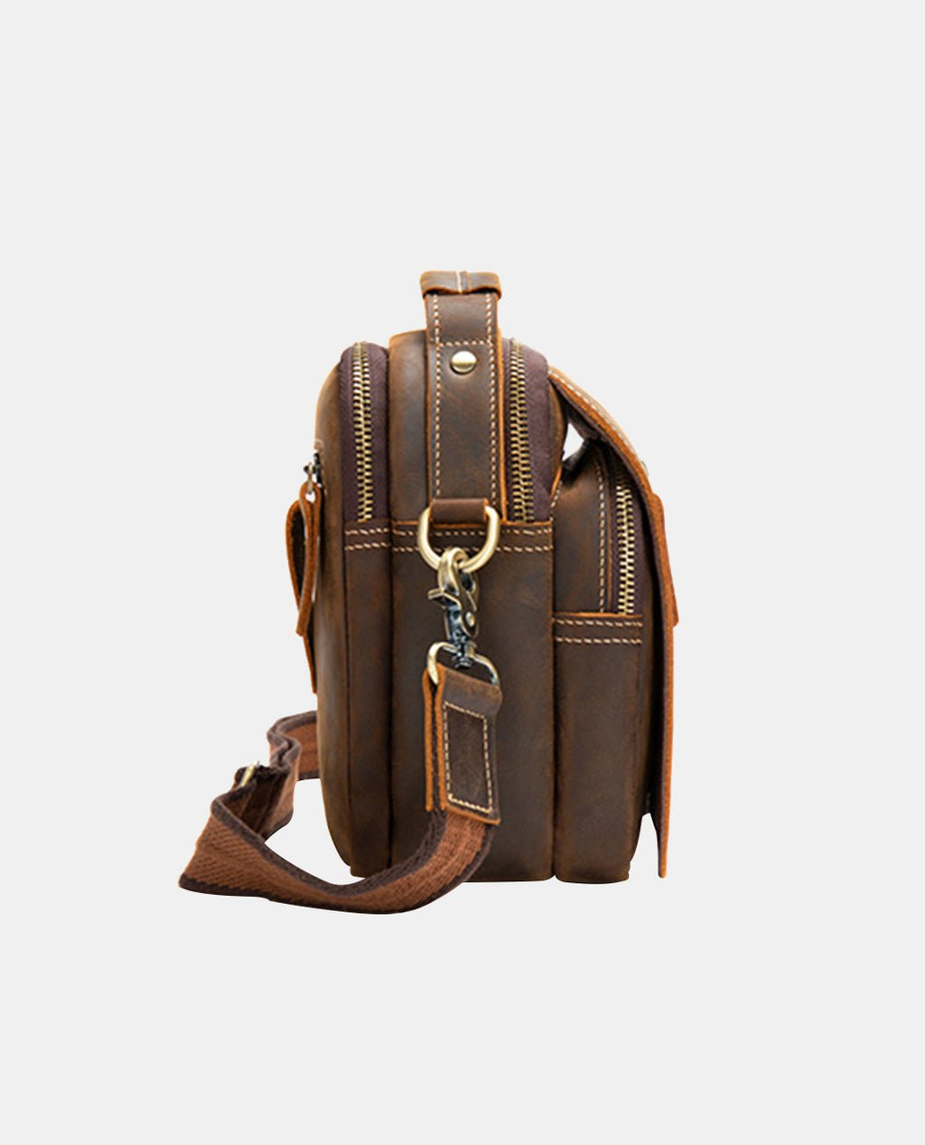 Timeless Leather Messenger Bag -Bags- BAGHUGS--
