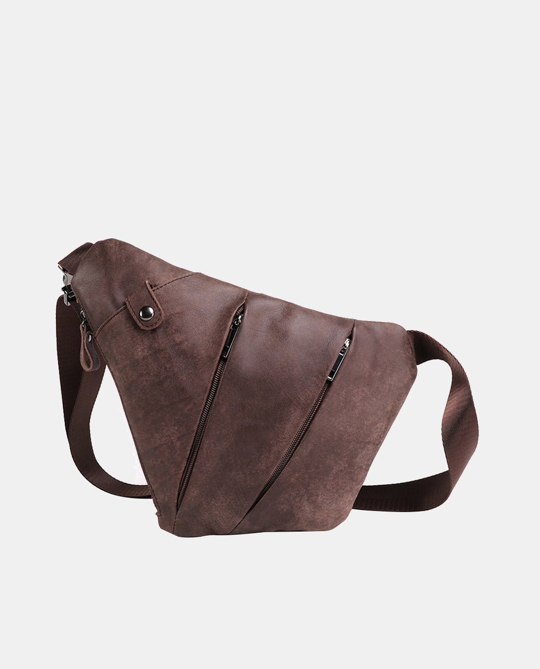 Chic Casual Crossbody Bag -Bags- BAGHUGS-LETT-9984-Red Brown