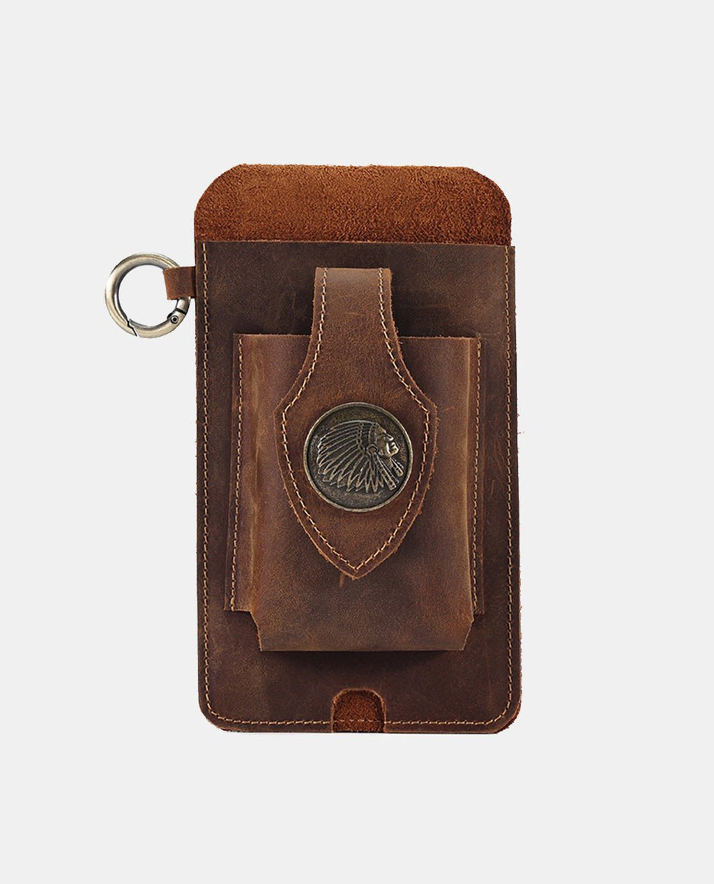 Heritage Crest Holster Pouch -Bags- BAGHUGS-LEYB-8441-Deep Brown