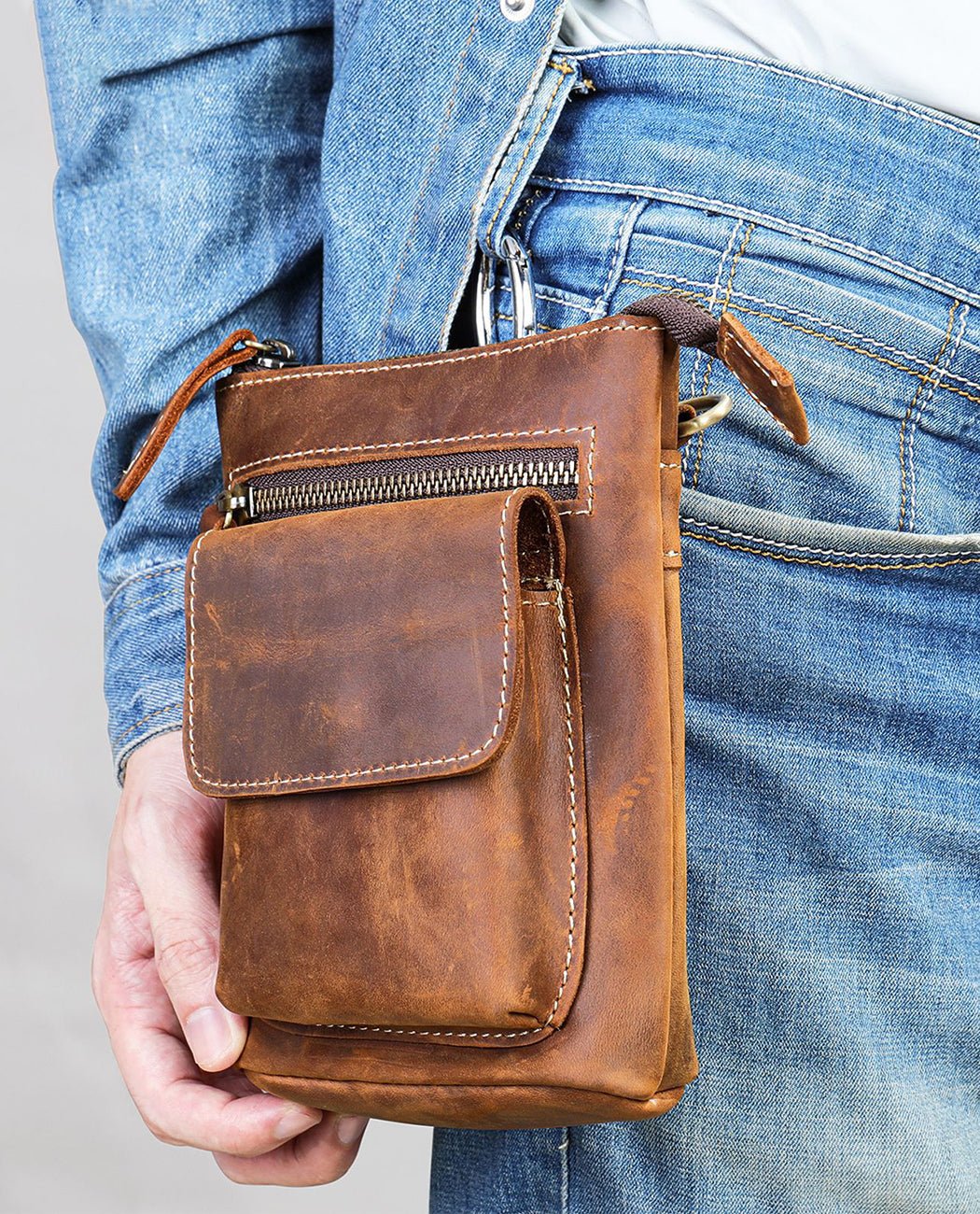 Urban Rover Crossbody Bag -Bags- BAGHUGS-LEYB-9559-Brass Color