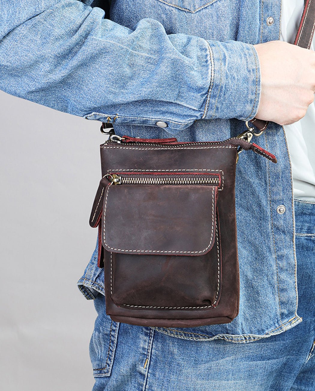 Urban Rover Crossbody Bag -Bags- BAGHUGS-LEYB-9559-Brass Color