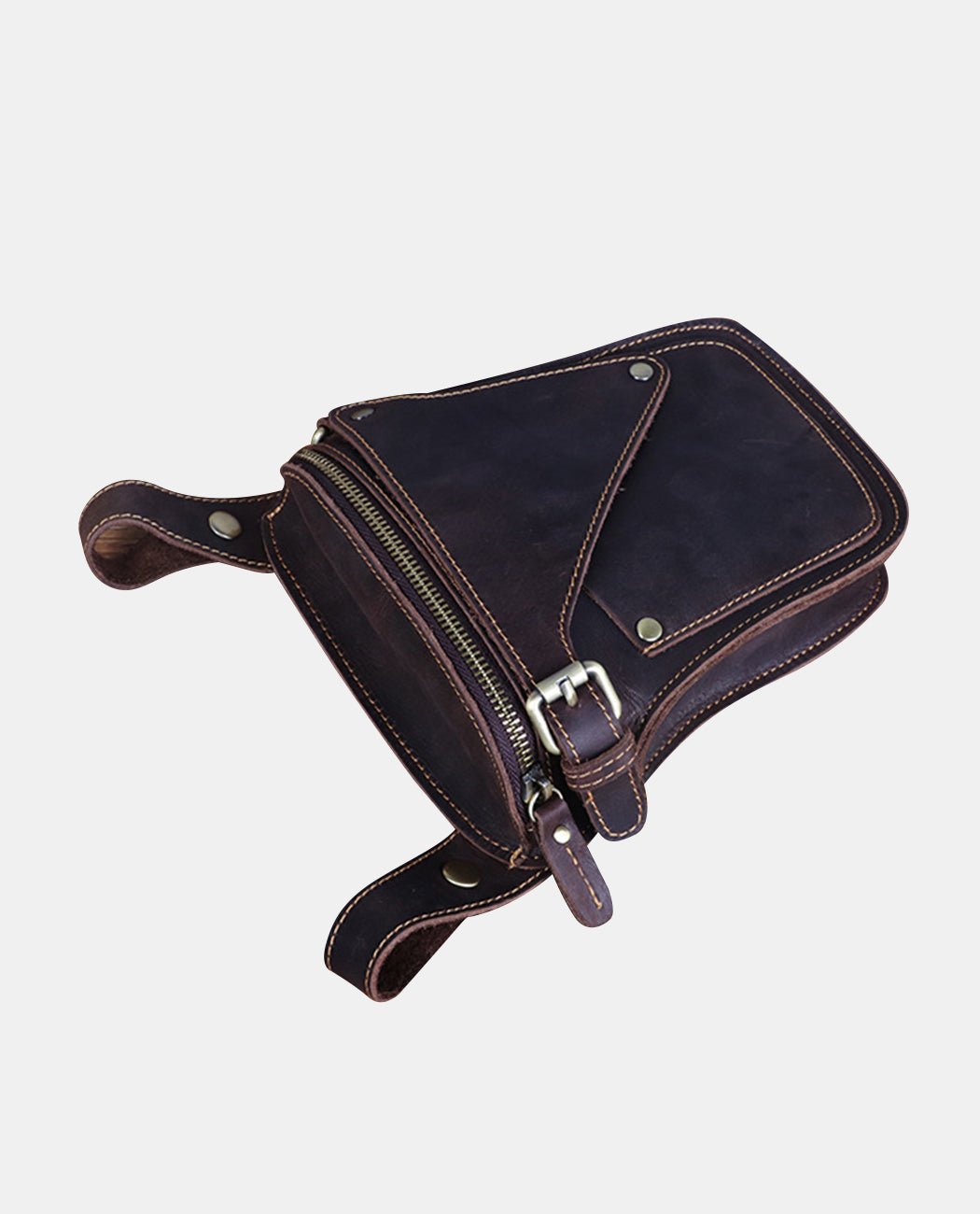 Elren Belt Bag -Bags- BAGHUGS-LEYB-9887-Deep Brown
