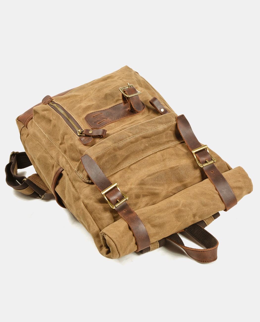 Desert Large Canvas Backpack -Backpacks- BAGHUGS--