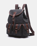 Dark Knight Canvas Backpack -Backpacks- BAGHUGS-MG8095-Black
