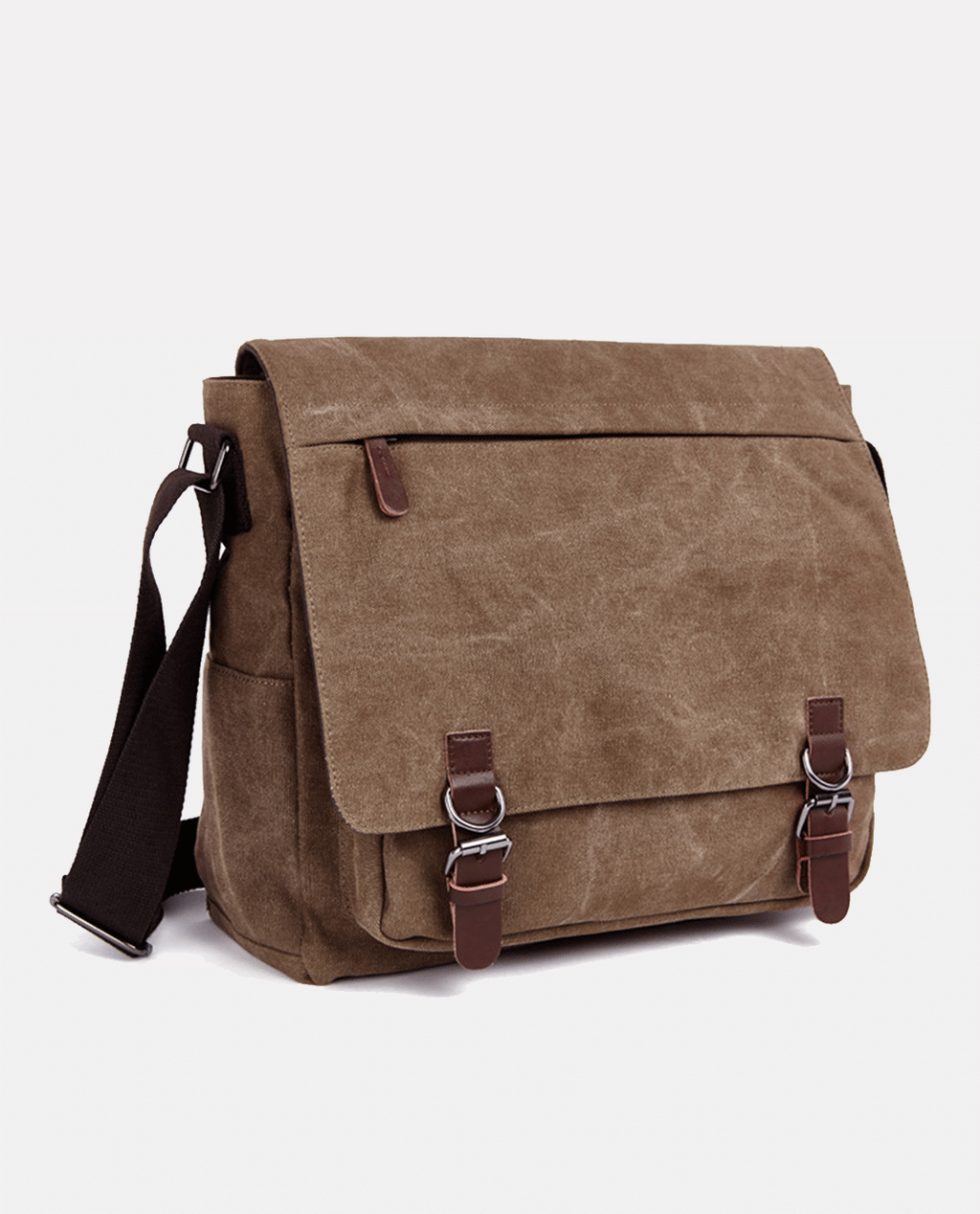 Dark Knight Canvas Messenger Bag -Bags- BAGHUGS-MG8645-L-Midnight Blue