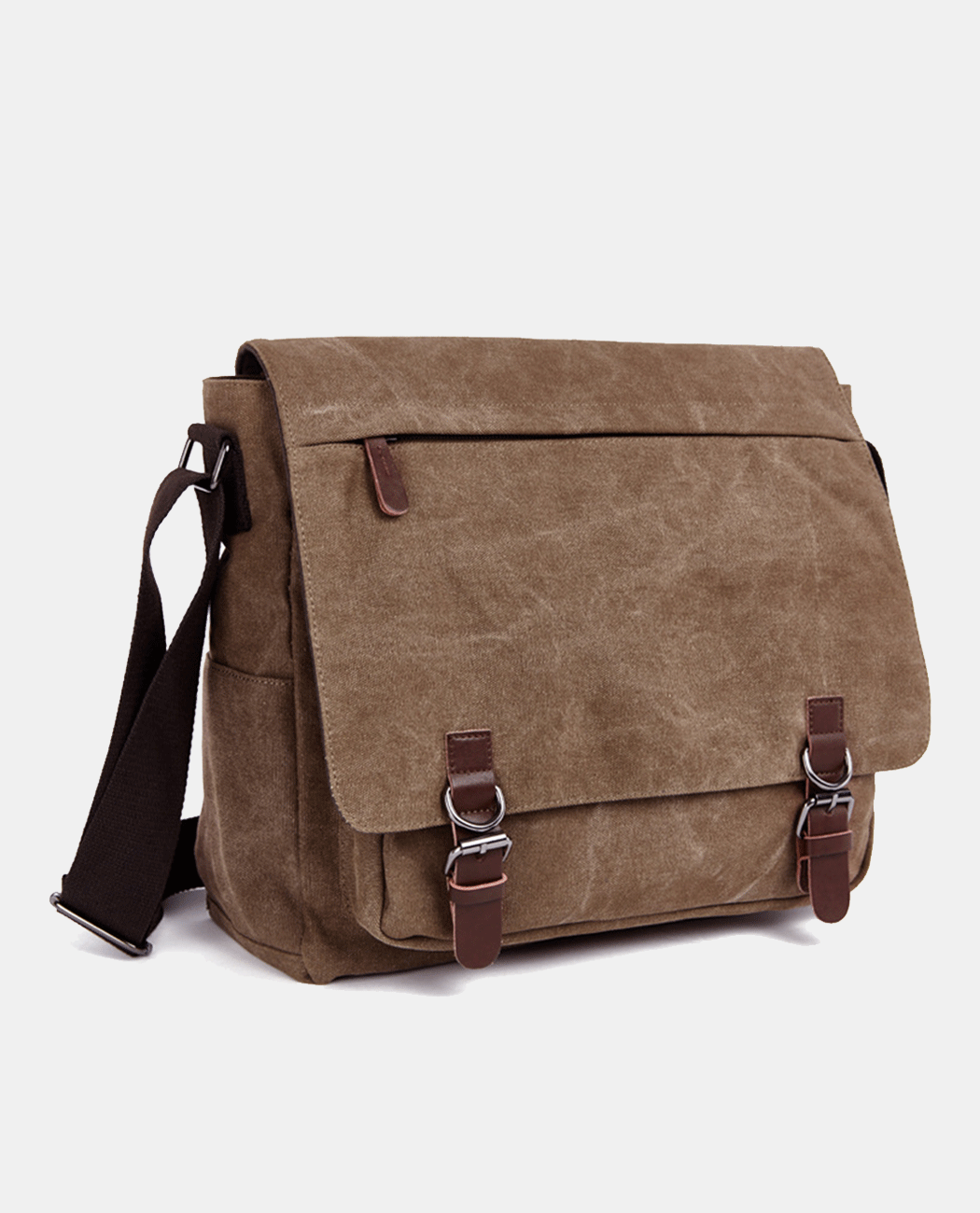 Dark Knight Canvas Messenger Bag -Bags- BAGHUGS-MG8645-L-Midnight Blue