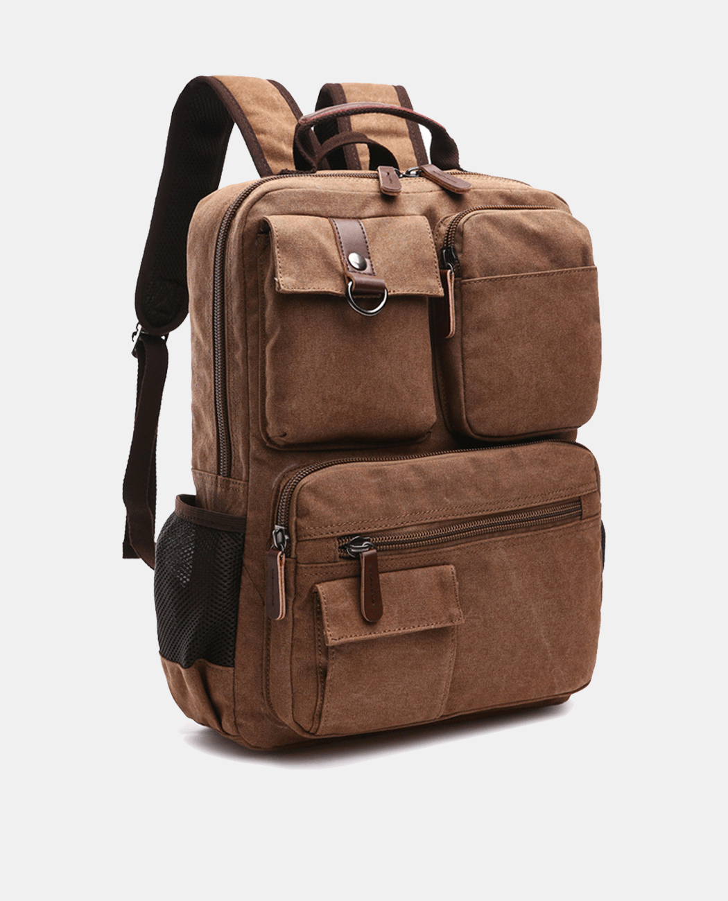 Muti Pockets Canvas Backpack -Backpacks- BAGHUGS-MG8679-Midnight Blue