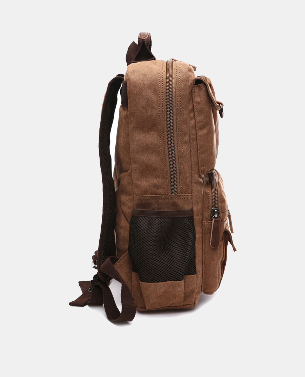 Muti Pockets Canvas Backpack -Backpacks- BAGHUGS-MG8679-Midnight Blue