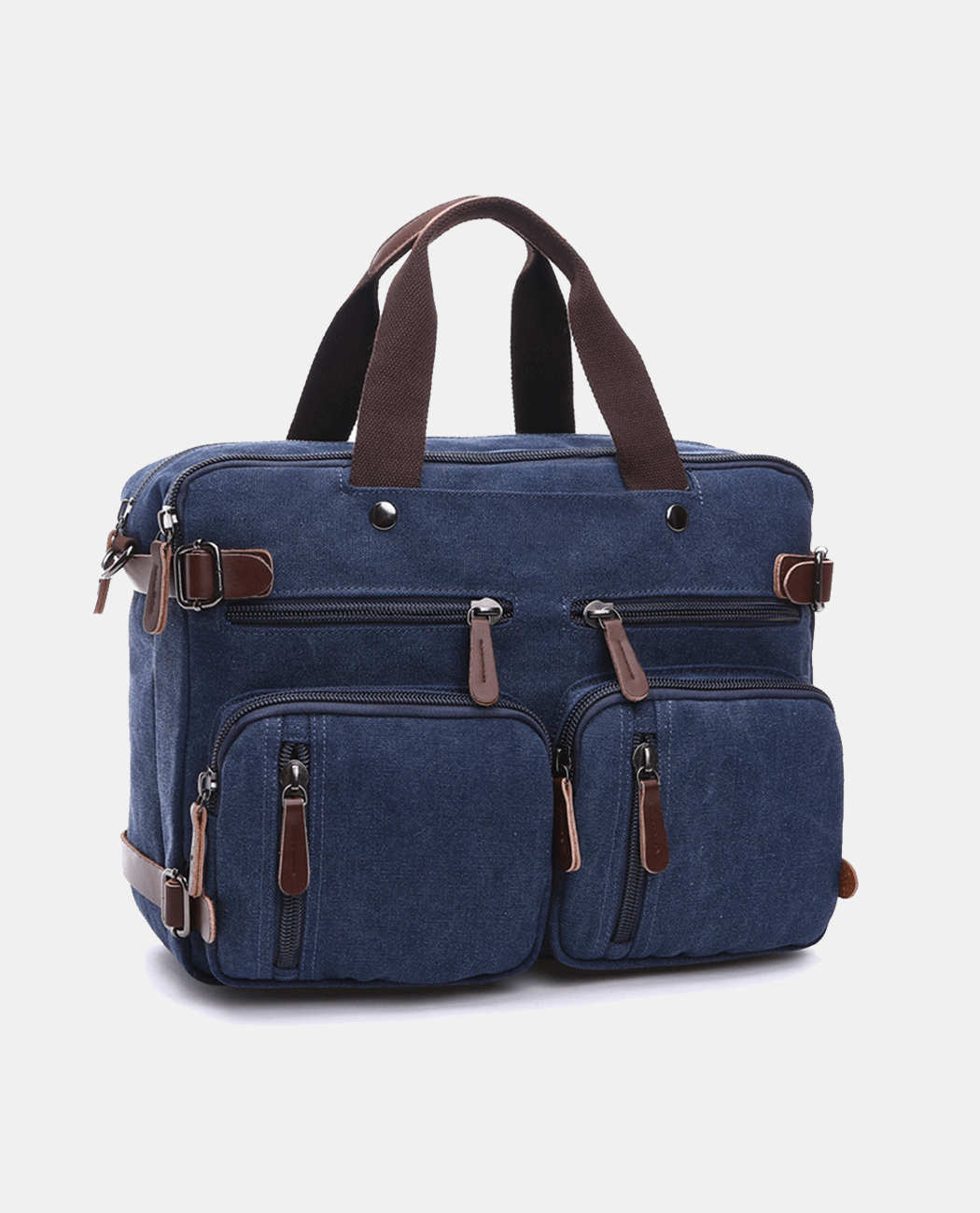 Leisure Canvas Tote Bag -Bags- BAGHUGS-MG8693-L-Midnight Blue