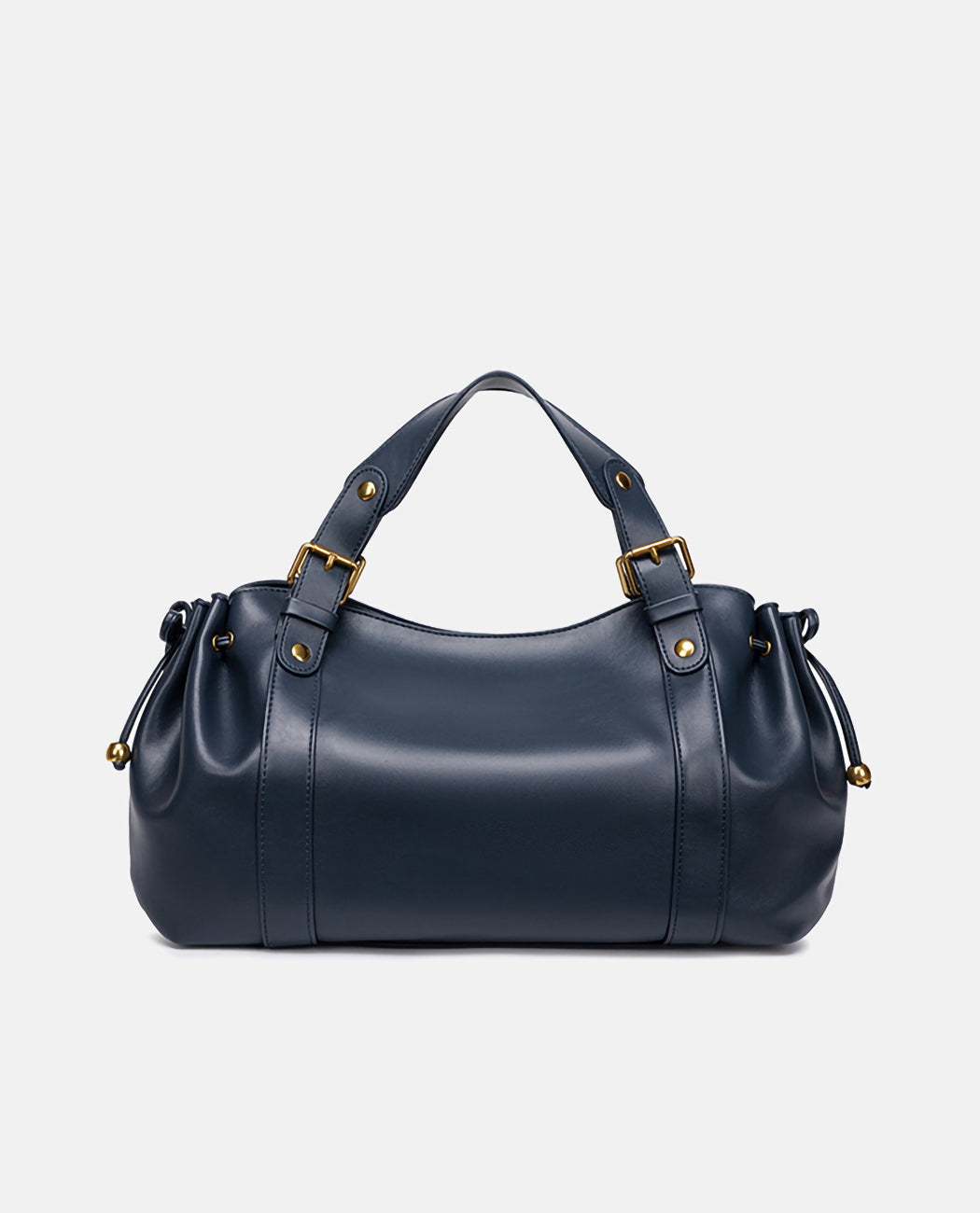 Large Leather Travel Duffel Bag