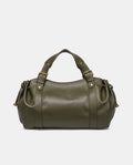 Large Leather Travel Duffel Bag