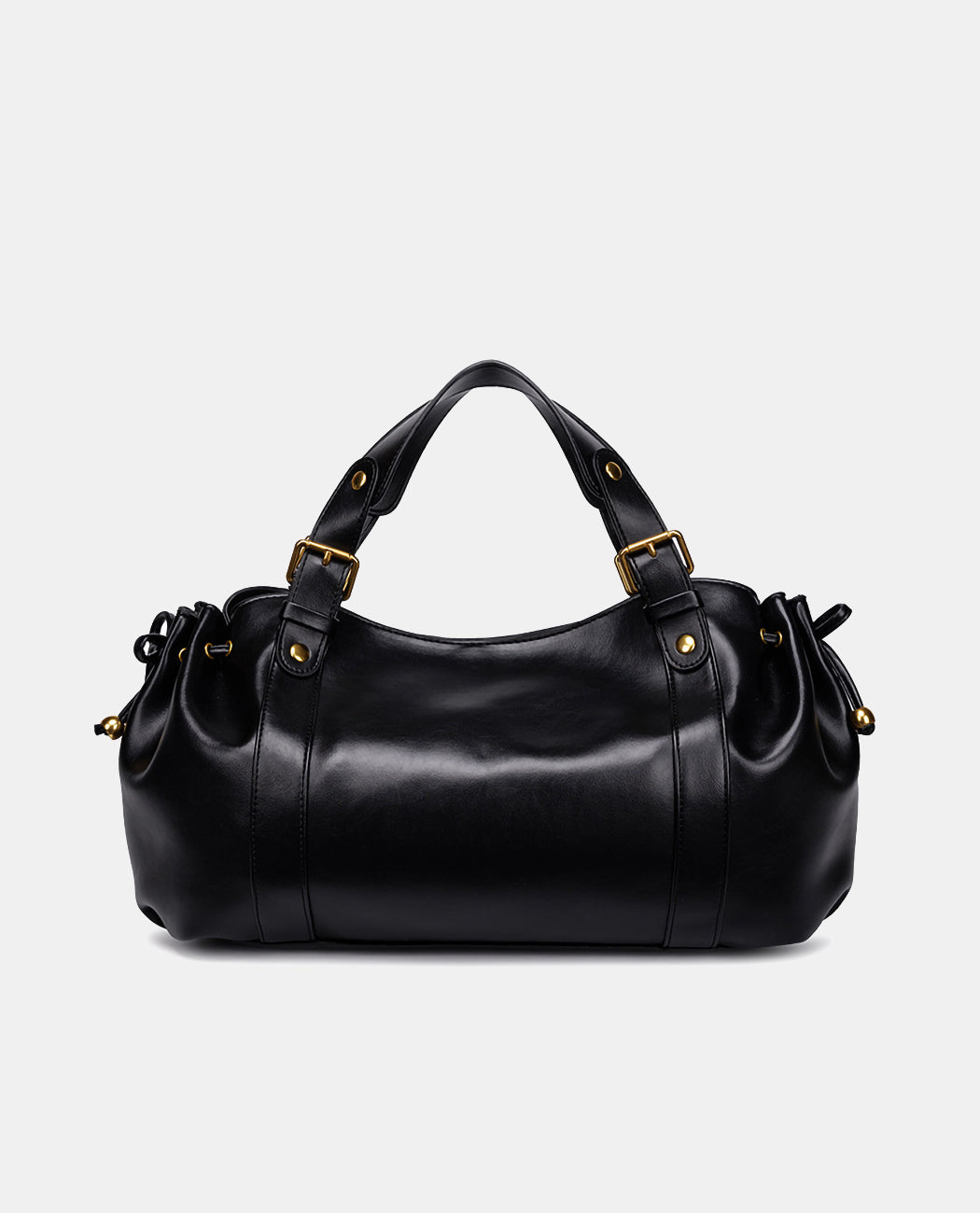 Large Leather Travel Duffel Bag