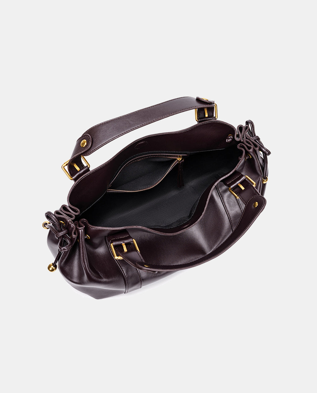 Large Leather Travel Duffel Bag