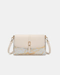 Silk Brocade Crane Shoulder Bag