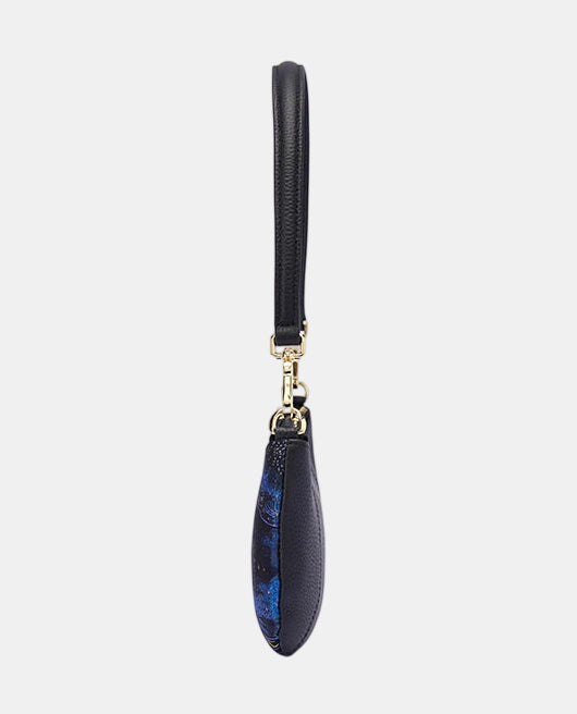 Traditional Chinese Silk Brocade Crescent Bag