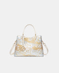 Silk Brocade Soaring Cranes Handbag