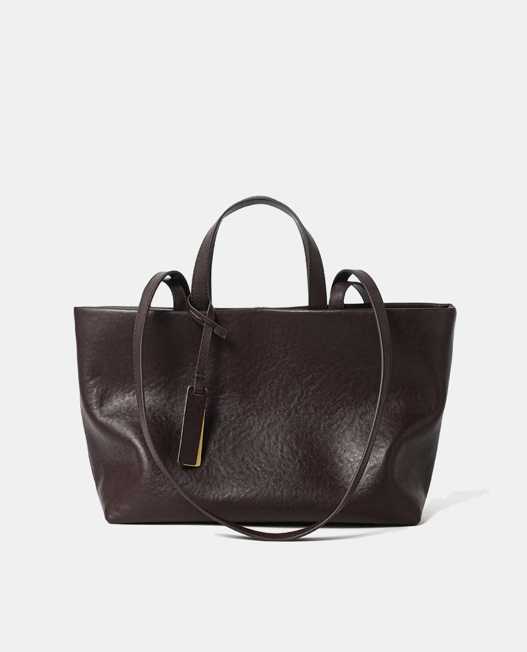Women's Minimalist Leather Tote Bag
