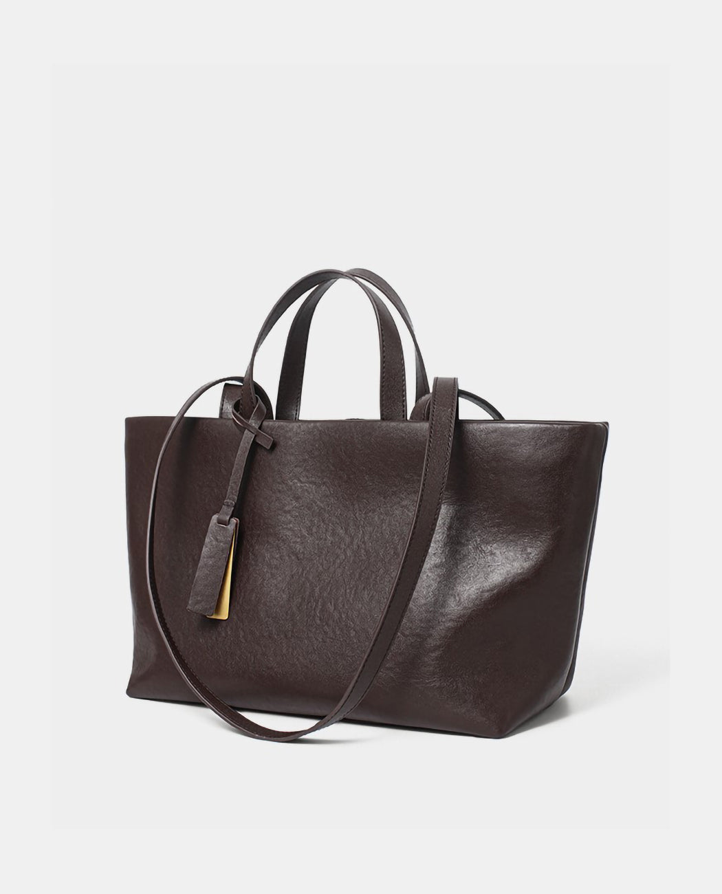 Women's Minimalist Leather Tote Bag