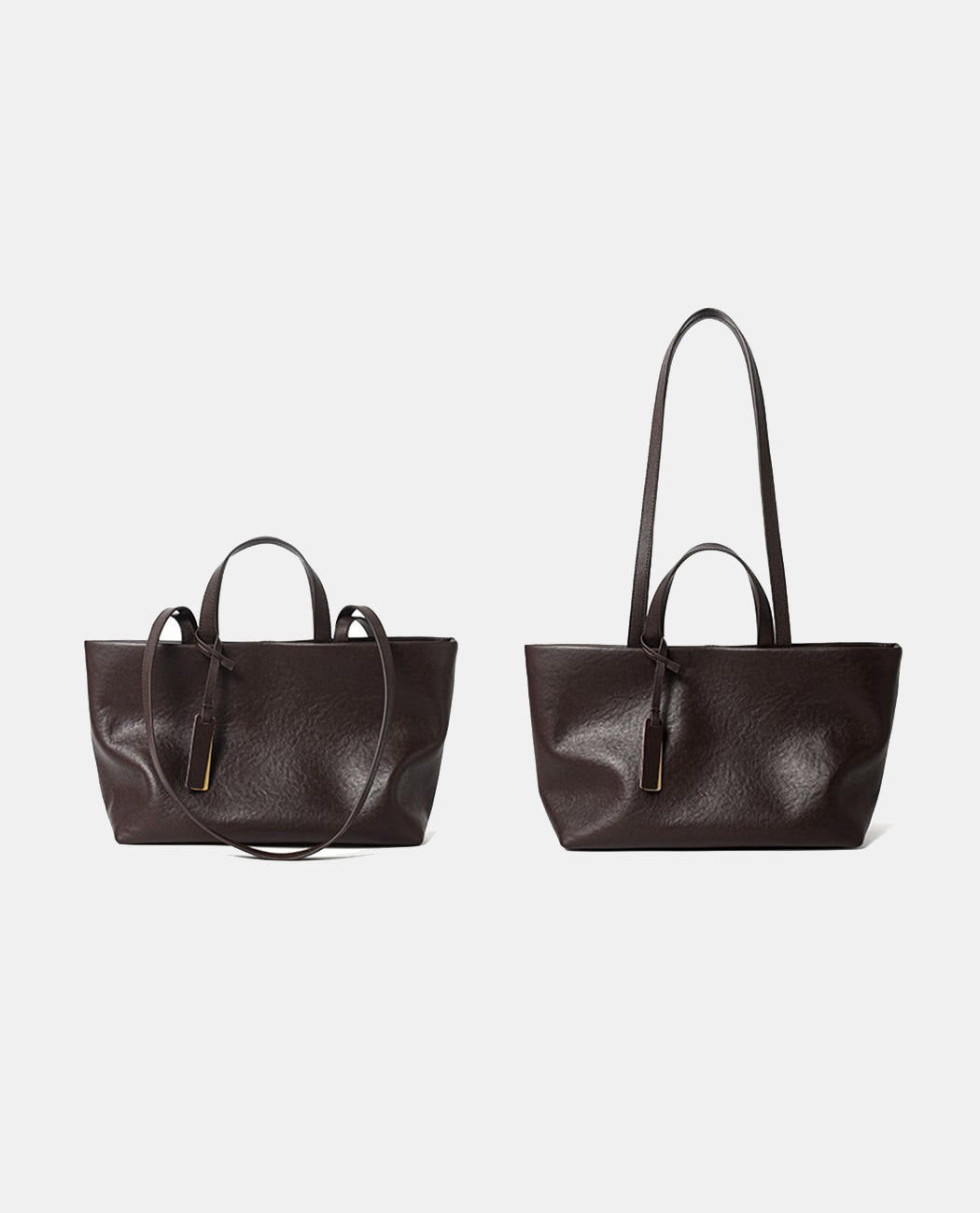Women's Minimalist Leather Tote Bag