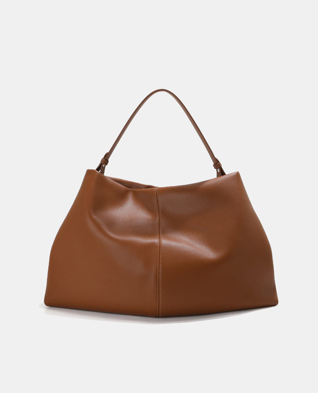 Large Leather Slouchy Hobo Bag
