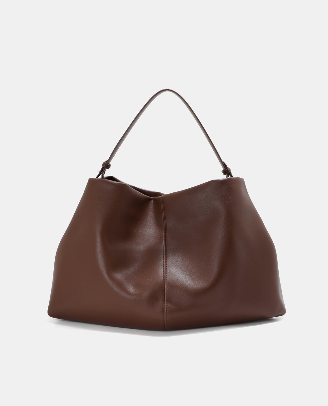 Large Leather Slouchy Hobo Bag
