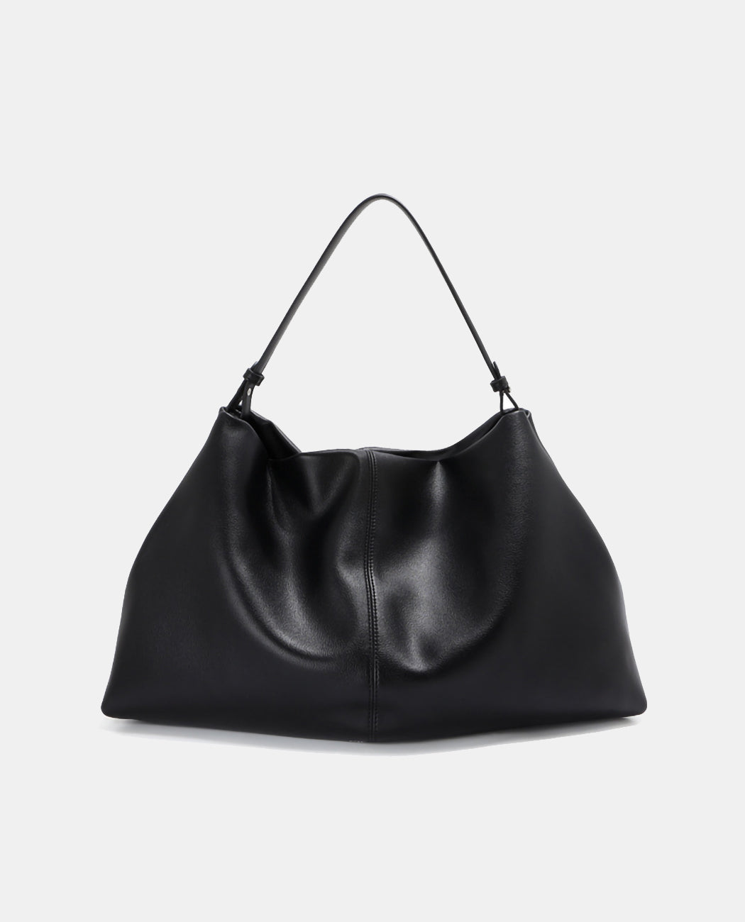 Large Leather Slouchy Hobo Bag