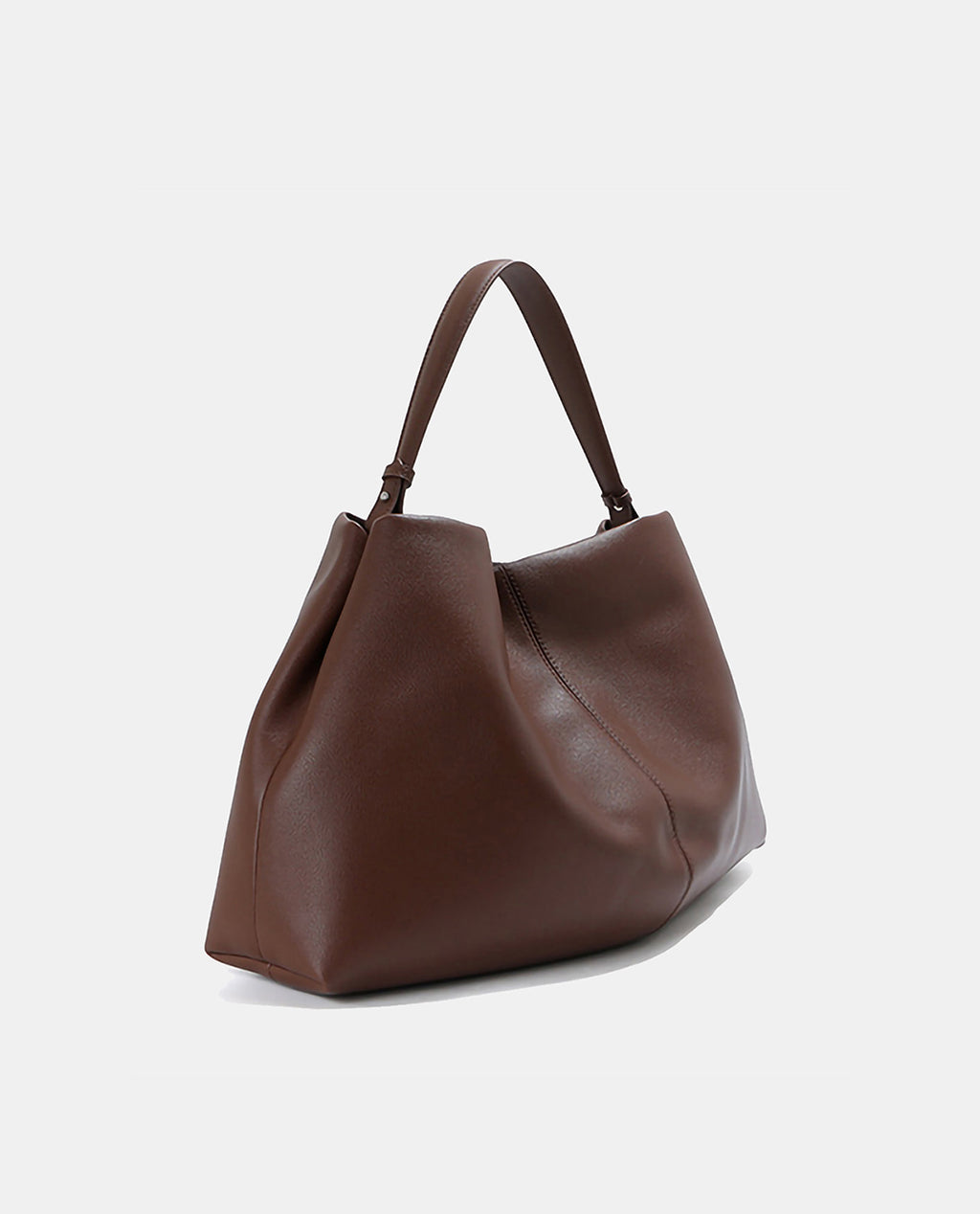 Large Leather Slouchy Hobo Bag