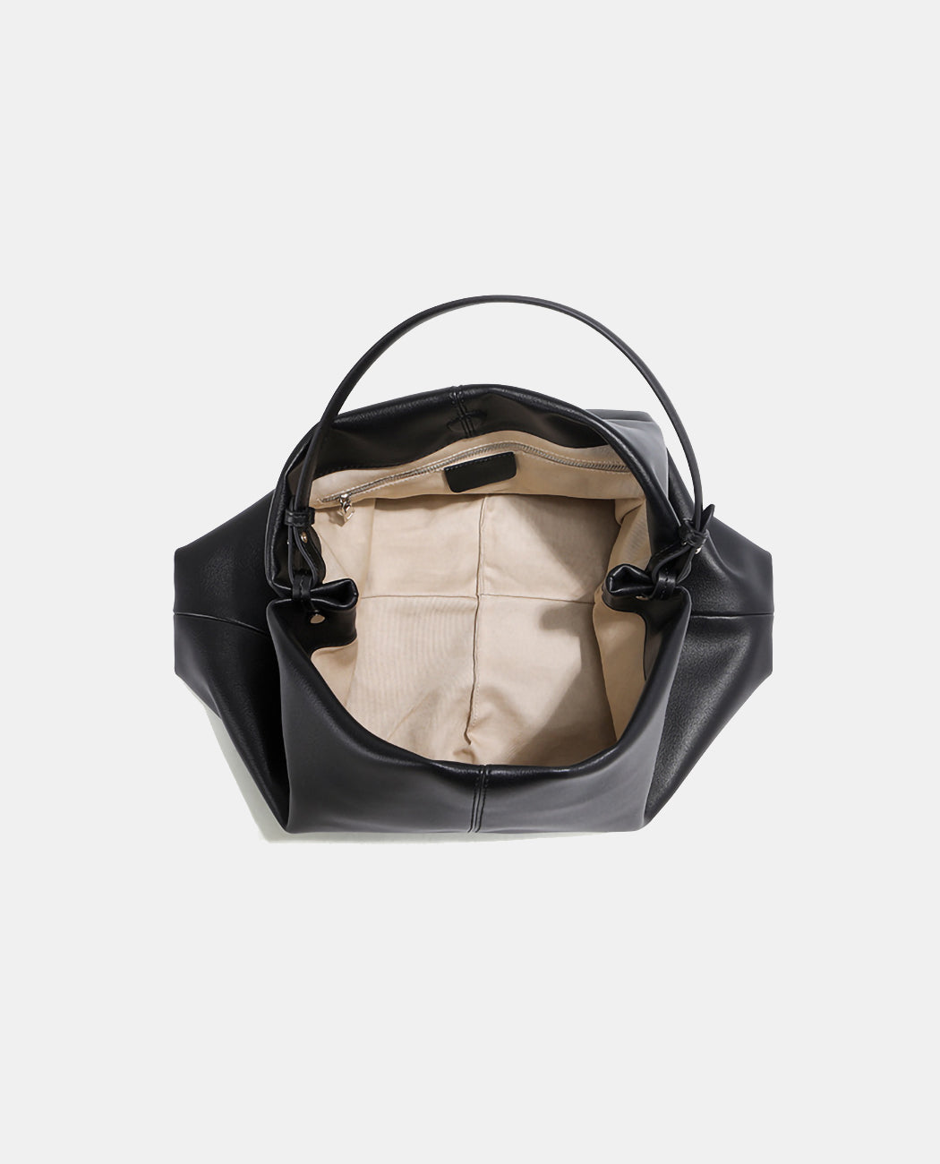 Large Leather Slouchy Hobo Bag