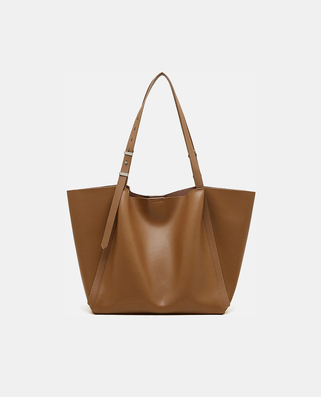 Women's Large Minimalist Leather Tote Bag
