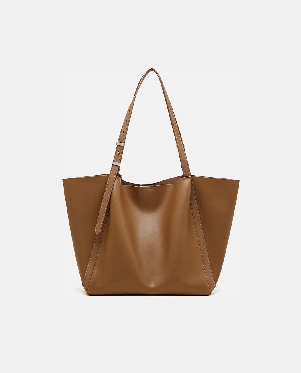 Women's Large Minimalist Leather Tote Bag