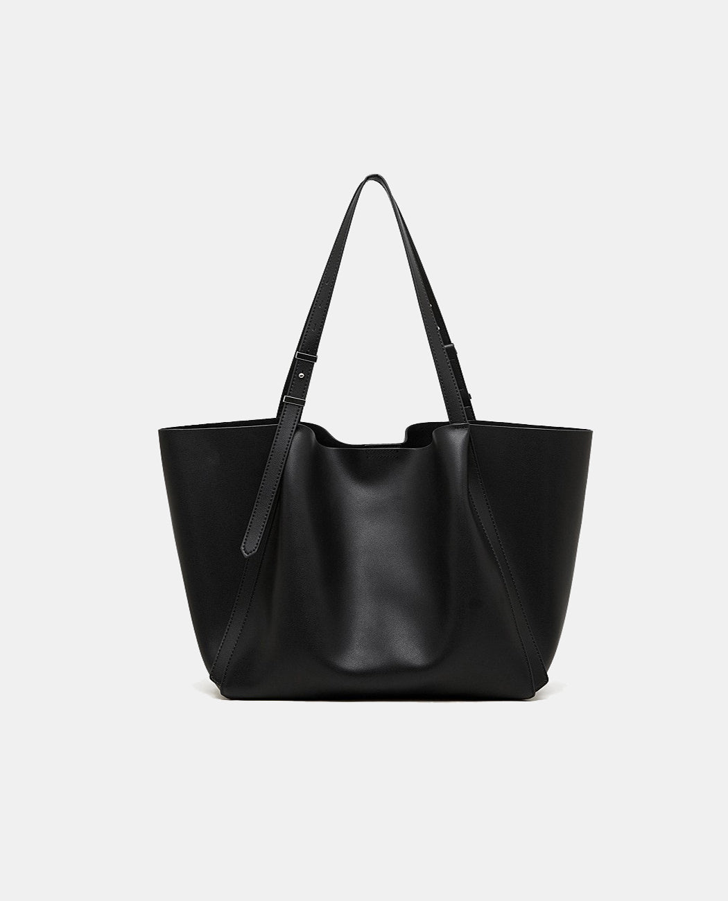 Women's Large Minimalist Leather Tote Bag