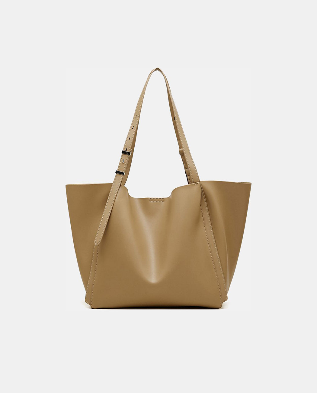 Women's Large Minimalist Leather Tote Bag