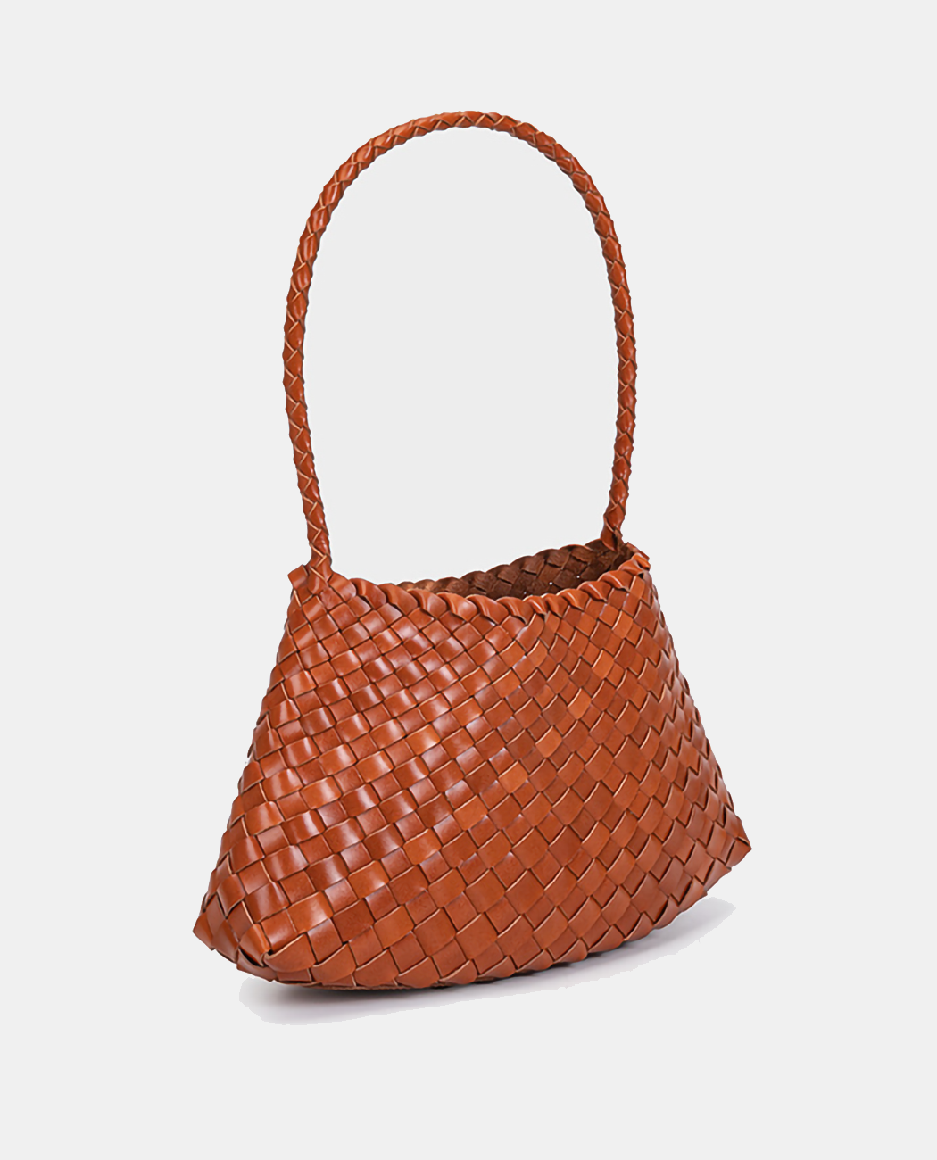 Handwoven Leather Shoulder Bag