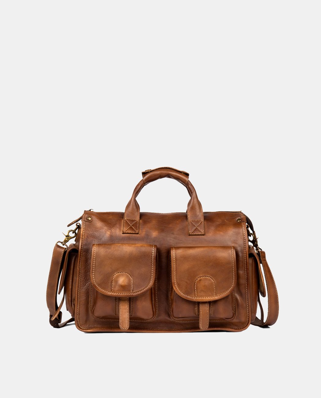 Rowan Pillar Messenger Bag -Bags- BAGHUGS-LEHB-5249-S-Brown