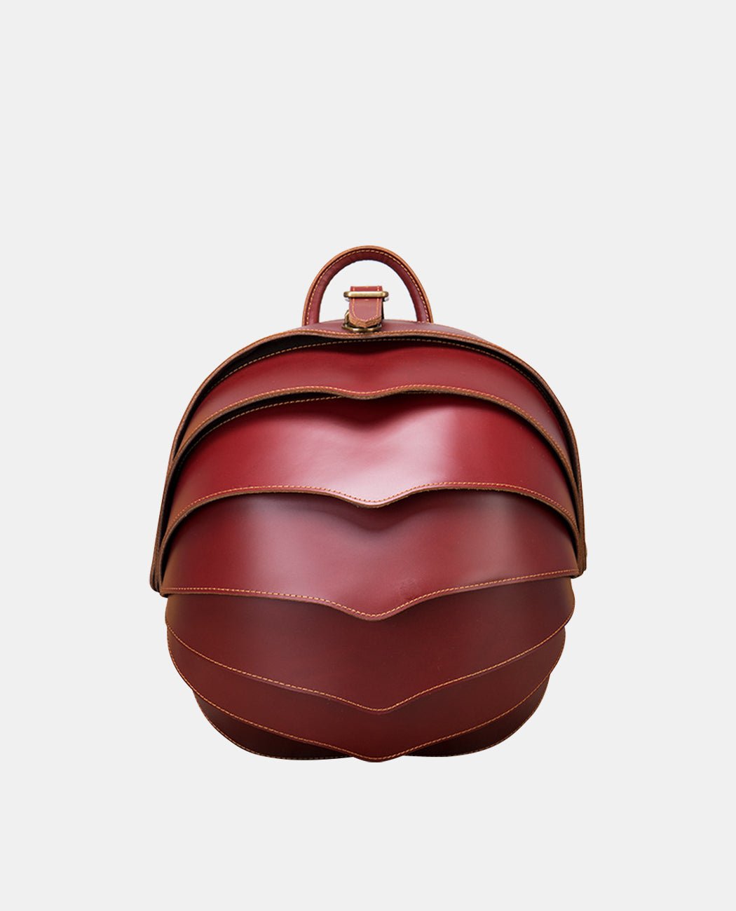 Elegance Sphere Backpack -Bags- BAGHUGS-LEBP-5266-S-Burgundy Color