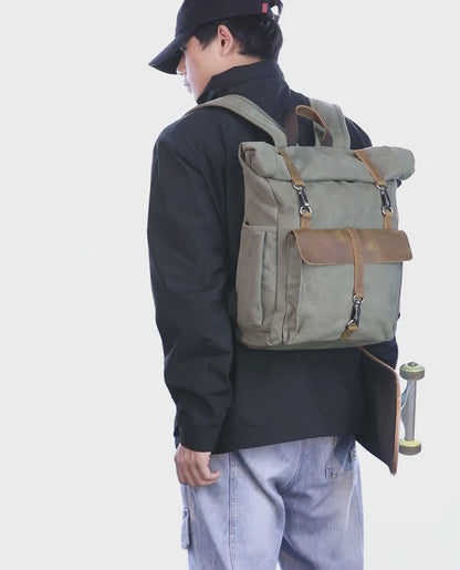 Leisure Canvas Travel Backpack