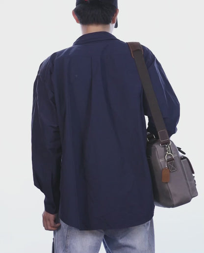 Classic Leather Sling Bag