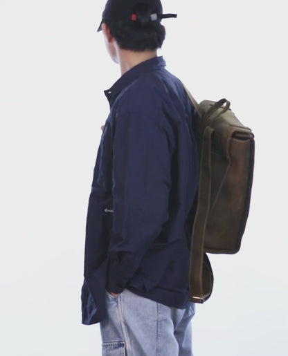 Vintage Heritage Leather Backpack